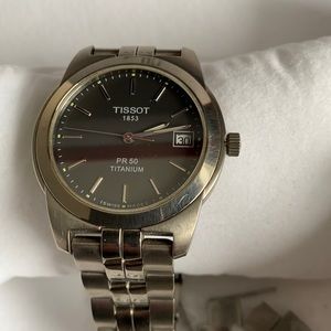 TISSOT WATCH. TITANIUM PR 50.